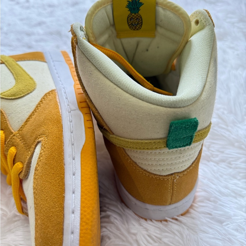 Nike Dunk SB High-Top Sneakers - pineapple model Orange and Cream - Picture 4 of 10
